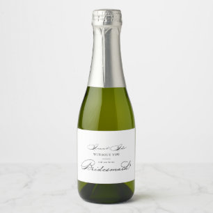 Proposta de Bridesmaid da Caligrafia Moderna Elega