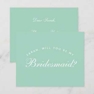Proposta de Bridesmaid do Orçamento Verde da Casa