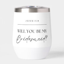 Proposta de Bridesmaid Simples