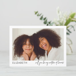 Proposta de Dama de Honra Minimalista em Foto