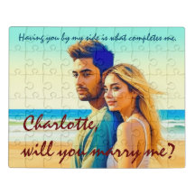 Proposta personalizada de Casamento Love Jigsee Qu