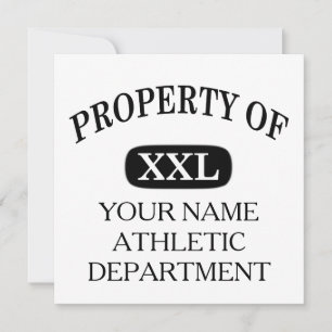 Propriedade de XXL Seu Nome