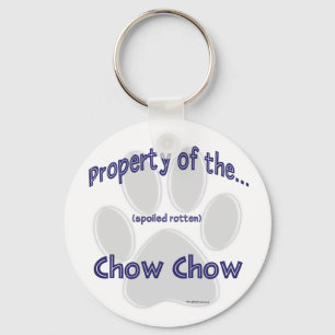 Propriedade do Chaveiro de Chow Chow Rotten Rotten