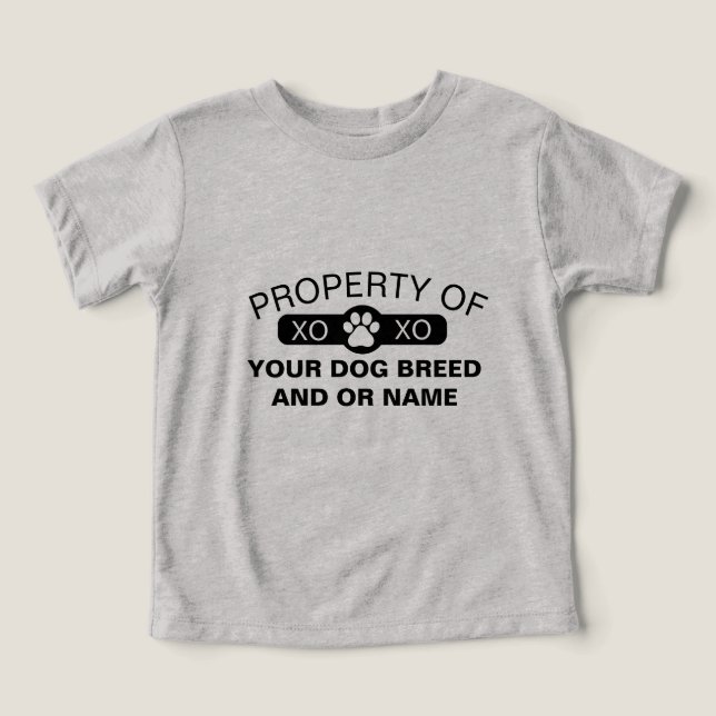 Propriedade LT Personalizada de [Cachorro Raça/Nom (Design frontal)