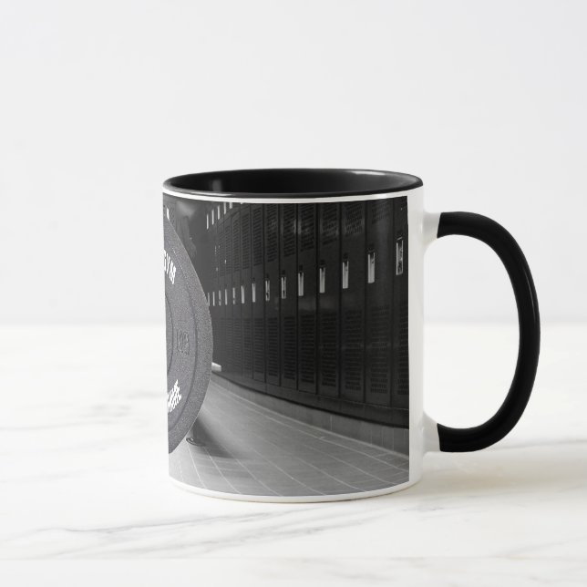 Proprietário do Gym ou caneca engraçada do usuário (Direita)