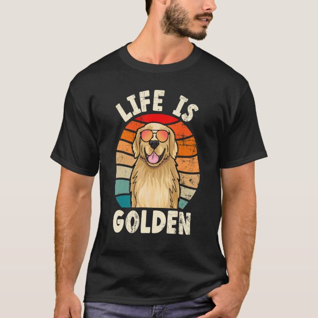Proprietário Dourado da Camiseta Dourada da Vida d (Frente)