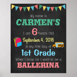 Props De Fotografia De Poster Para Crianças No Pri