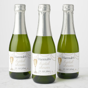 Prosecco Pérolas elegante Chuveiro de Noiva mini b