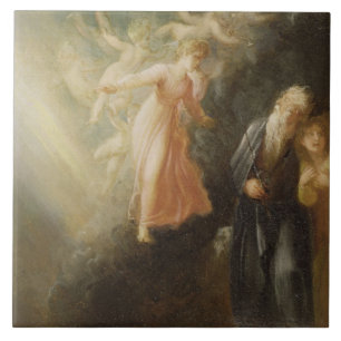Prospero, Miranda e Ariel, "da tempestade", c