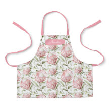 Proteas Rosa Apron Floral personalizado para crian