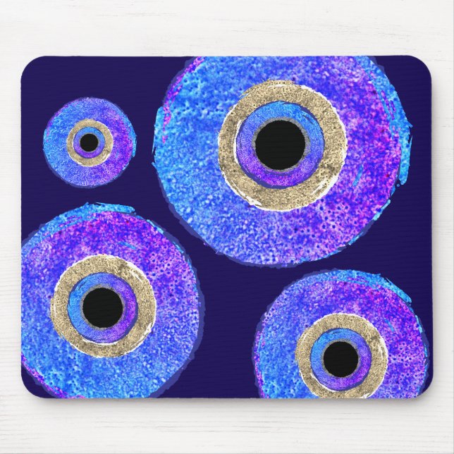 Proteção contra olho gordo Mousepad (Frente)