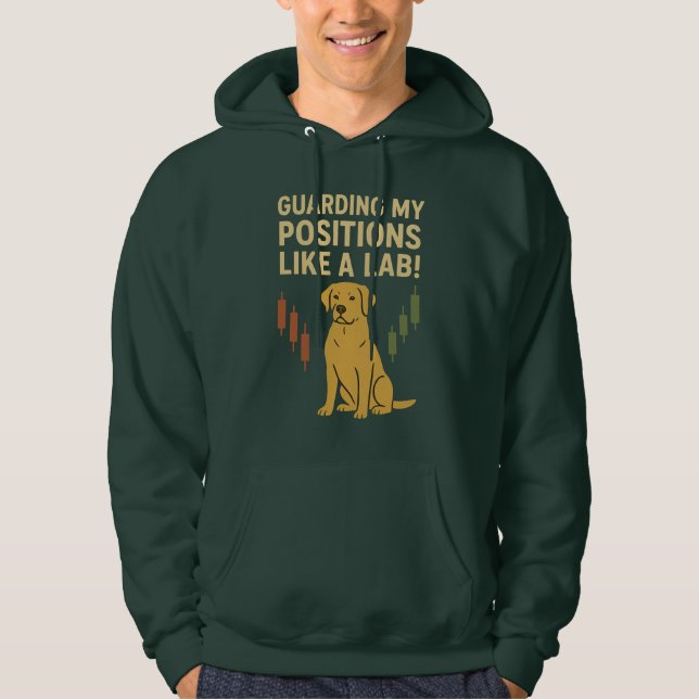 Protegendo Minhas Posições Como um Lab! Moletom (Frente)