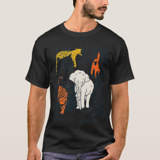 Proteger A Camisa Botânica Da Vida Selvagem Ameaça