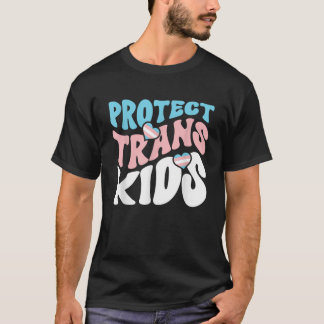 Proteger Camisa do Orgulho LGBT de Crianças Transm