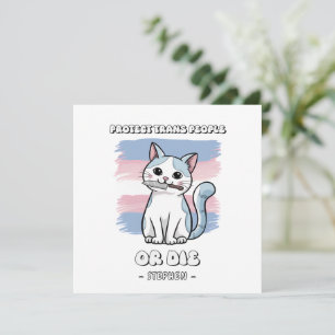 Proteger Pessoas Trans ou Morrer - Gato Fierce