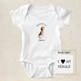 Protegido pela Camiseta de cão Beagle