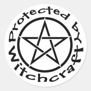 Protegido por Etiquetas de Pentágonos de Witchcra