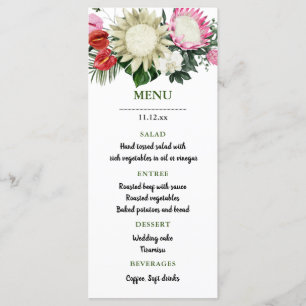 Proteína De Monstera De Aquarela Tropical Menu