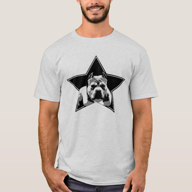 Proteja a camisa do pitbull da raça - divertimento (Frente)