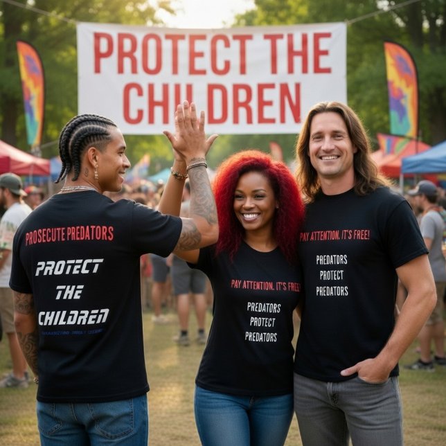 Proteja as Crianças - P3 Camiseta (Criador carregado)