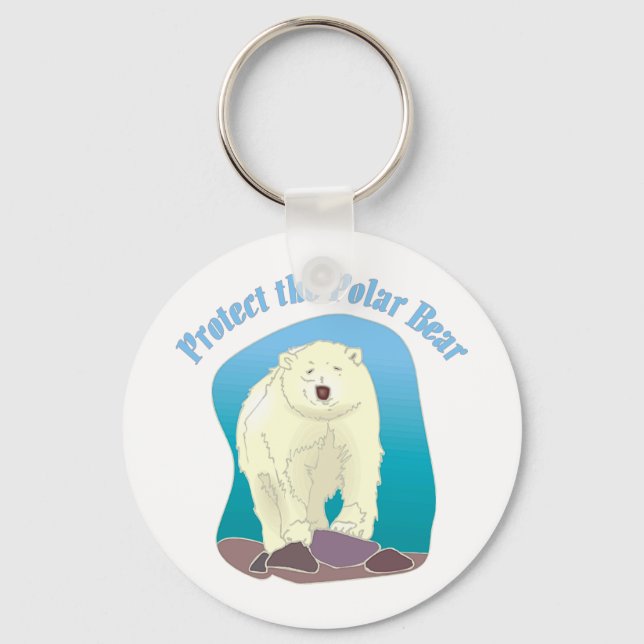 Proteja o Chaveiro do Urso Polar (Frente)