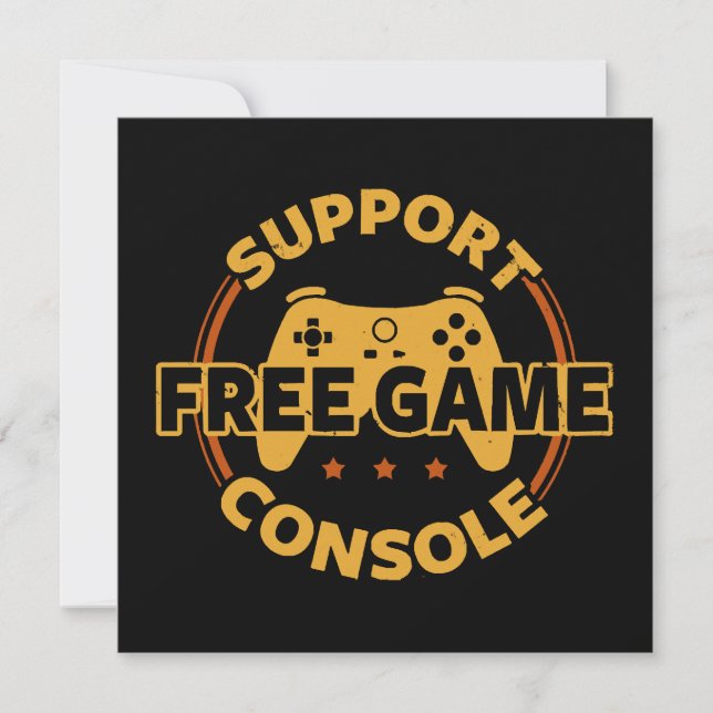 Protesto de Jogo de Console de Jogo Engraçado (Frente)
