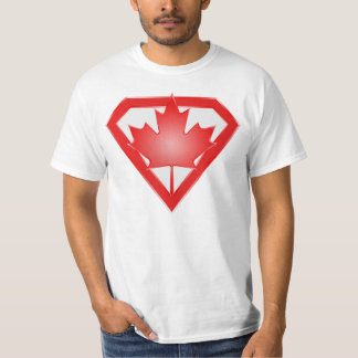 Protetor canadense do herói da bandeira, camisa do