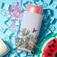 Protetor de Bebida Tropical - Flamingo
