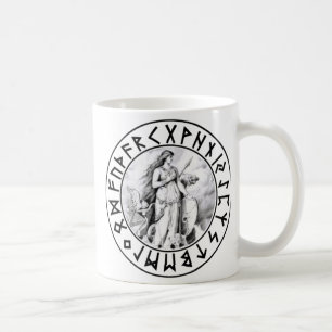 protetor do Rune de Freya da caneca