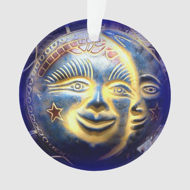 protetor solar/ ornamento de face lunar (Frente)