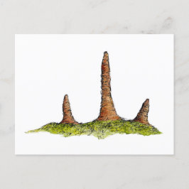 Prototaxites Fungi Cartão postal