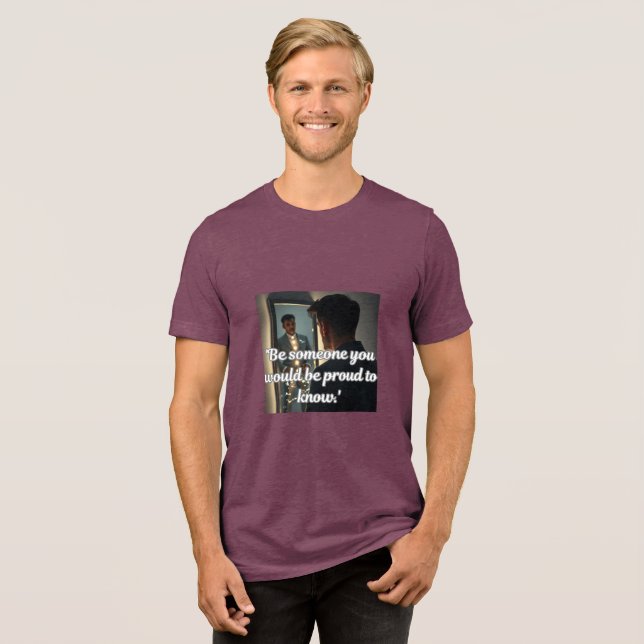  Proud Reflection Self-Improvement Tee (Frente Completa)