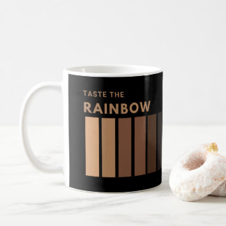 Prove a caneca Rainbow Coffee