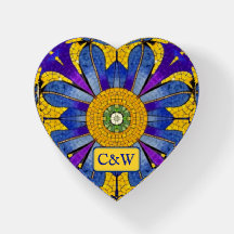 Provença Romana Azul e Amarelo Inspirado - Iniciai