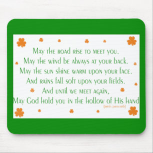 Provérbio irlandês 2 Mousepad