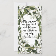 Provérbios 23:26, indicador de verso da bíblia de 