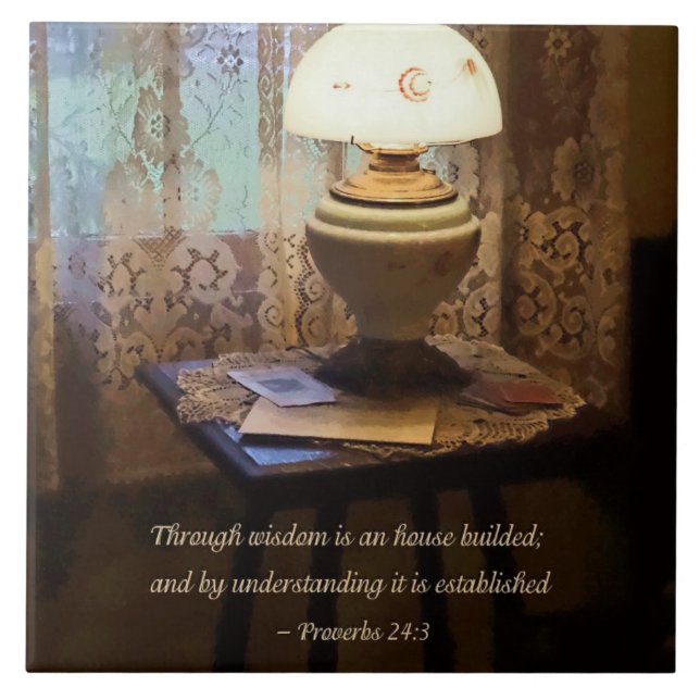 Provérbios 24 3 Através da Sabedoria uma Casa é Co (Frente)