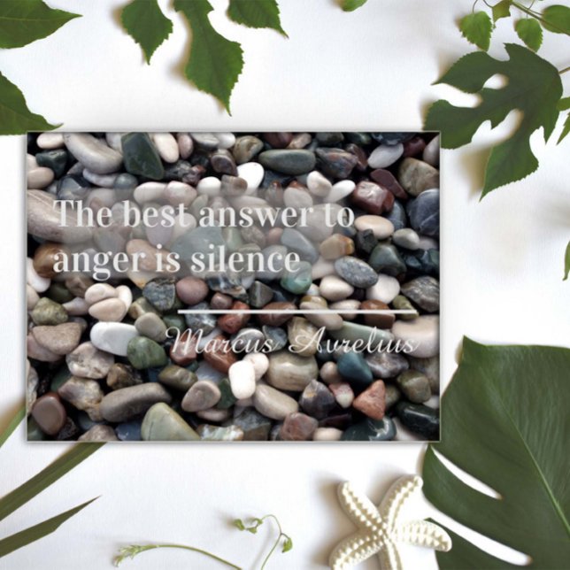 Proverbo A melhor resposta é o poster do silêncio (Criador carregado)