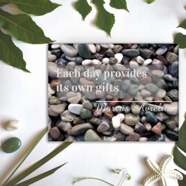 Proverbo latino Cada dia fornece seu poster de pre (Criador carregado)