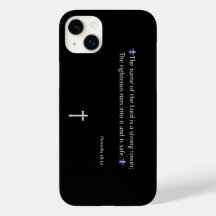 Proverbs 18:10 Bíblia Verse iPhone / iPad case