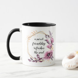 Proverbs 27:9, caneca de amizade
