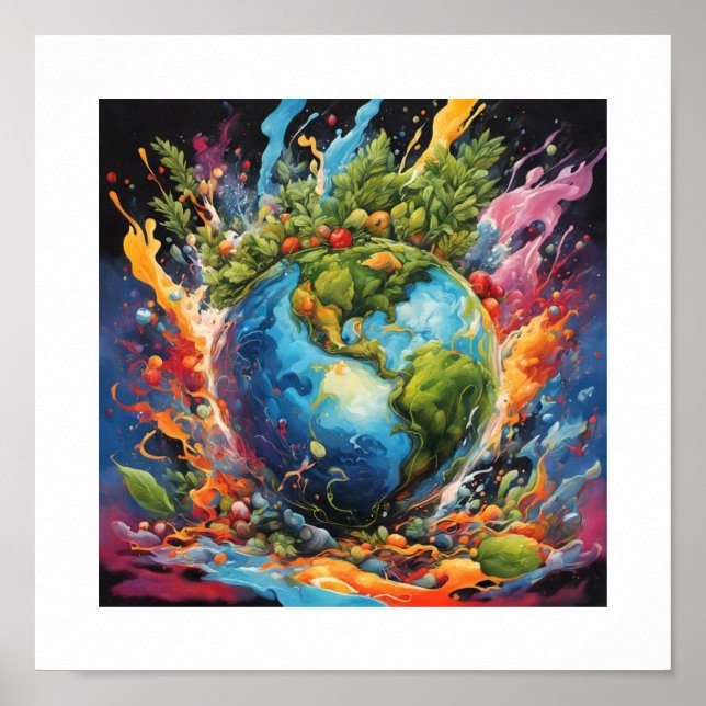 Provisões terrestres poster (Frente)