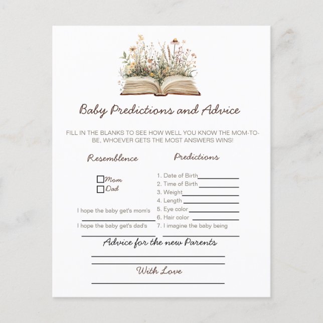 Próximo capítulo - Conselhos de Chá de fraldas par (Frente)