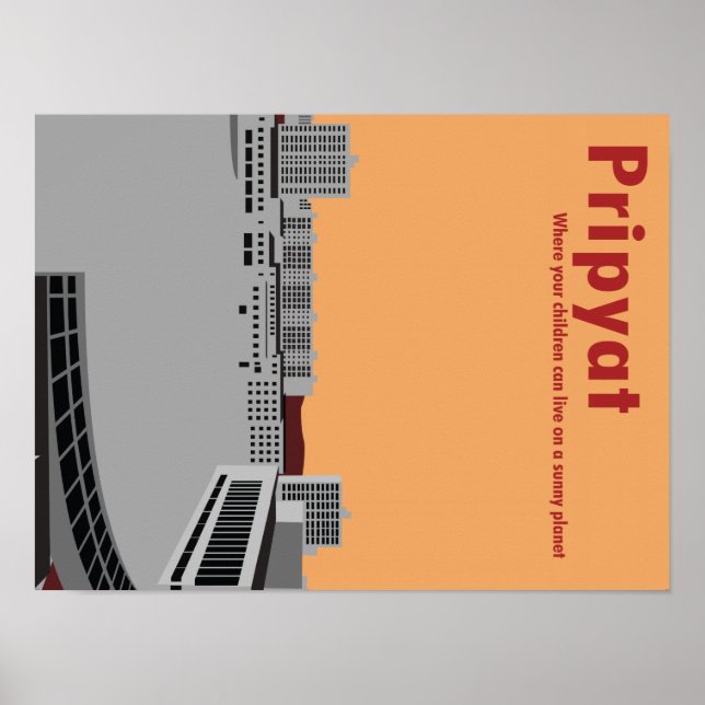 Prypyat Propaganda style poster (Frente)