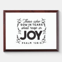 Psalm 126:5 Scripture Typography – Reap in Joy