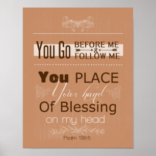 Psalm 139:5 Poster