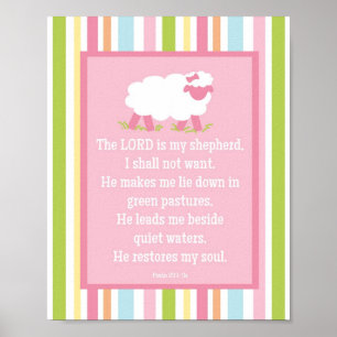 PSALM 23 Pequena Poster