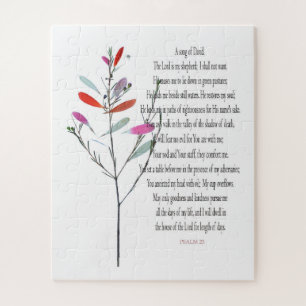 Psalm 23, Quebra-cabeça de Desafio Botânico Fácil