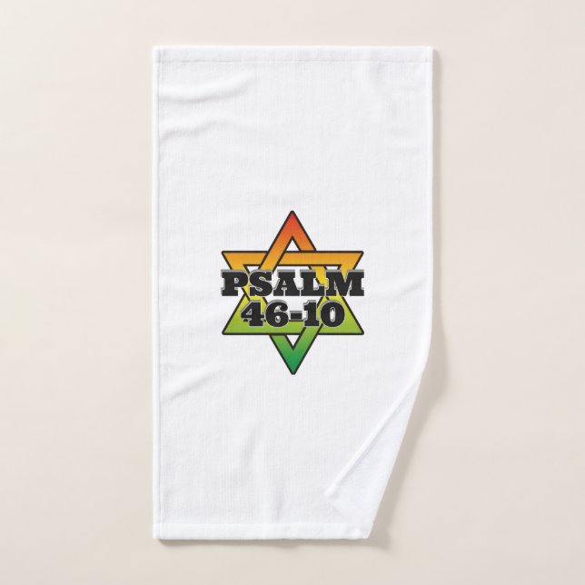 Psalm 46-10 - Conjunto De Toalhas De Banho (Toalha de mão)