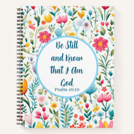 Psalm 46:10 Floral Journal